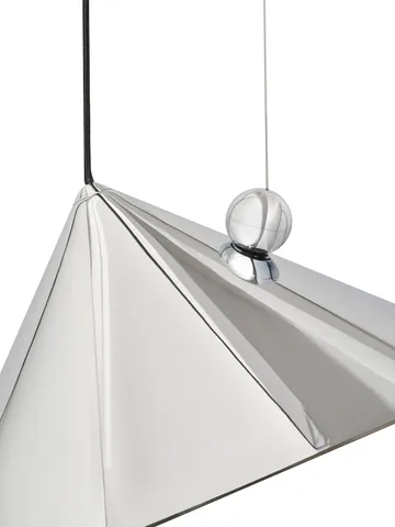 Candeeiro suspenso Pose - Prateado, Ø43x30 cm - Tom Dixon