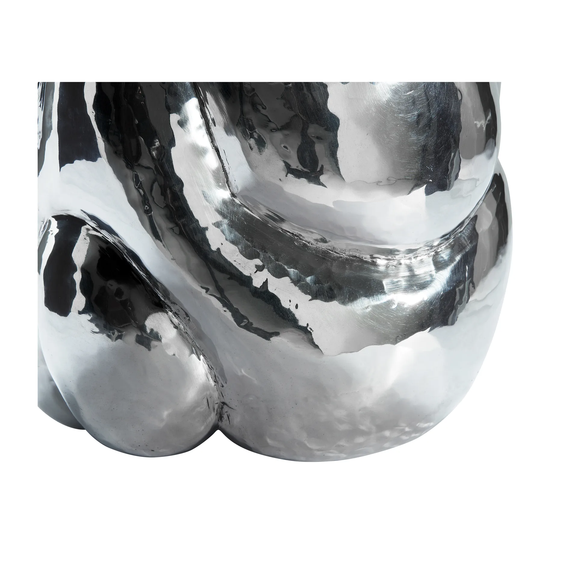Cloud vaso baixo, Prateado Tom Dixon