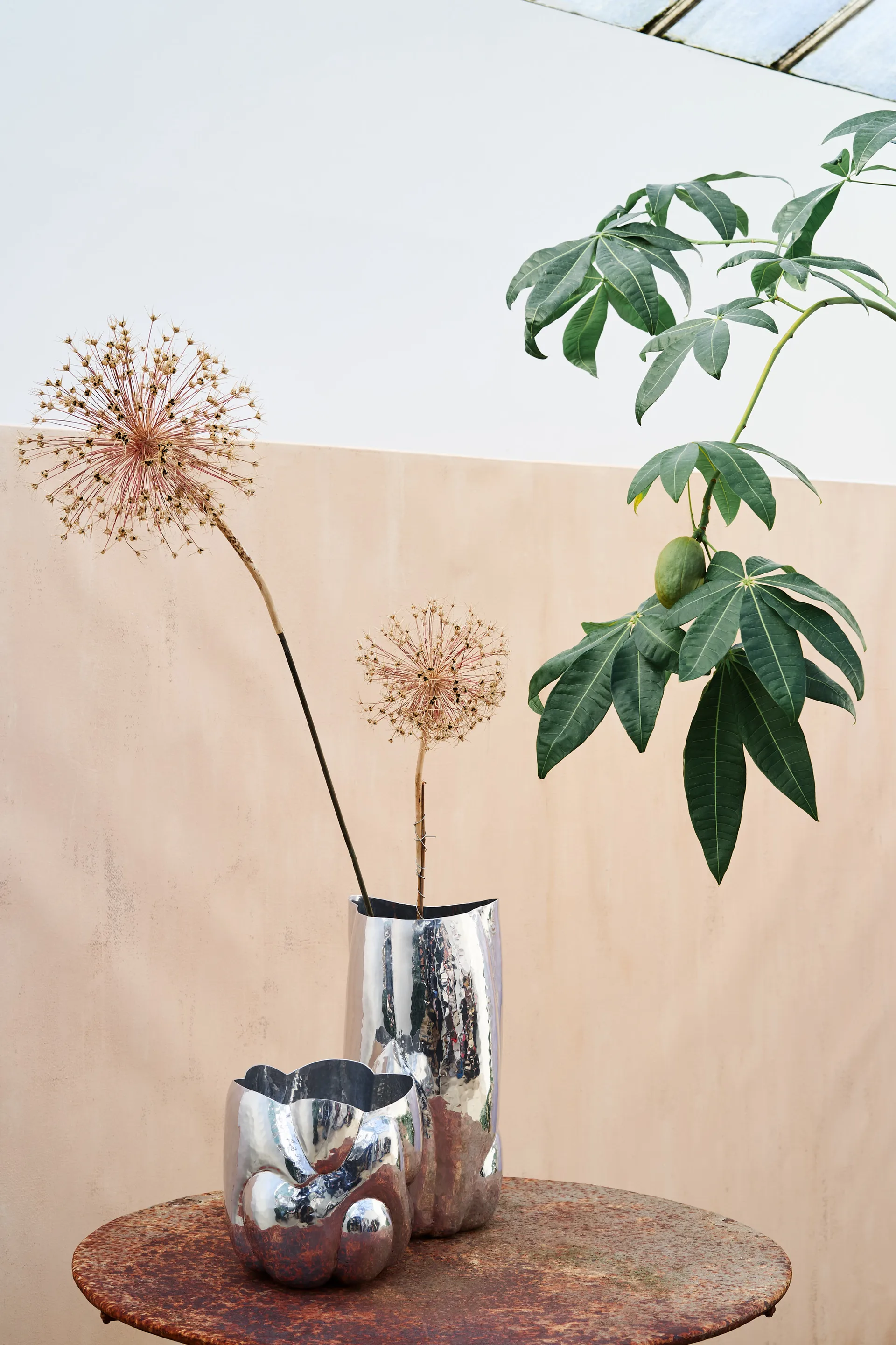 Cloud vaso baixo, Prateado Tom Dixon