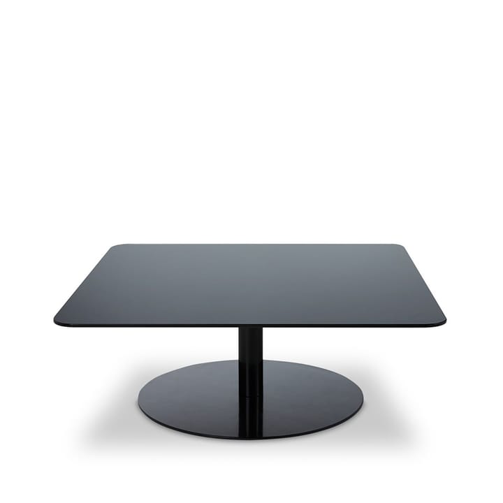 Flash mesa de centro 80x80 cm - Vidro espelhado preto-base preta - Tom Dixon