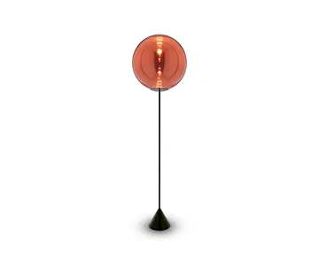 Globe Cone slim candeeiro de pé LED 180 cm - Cobre - Tom Dixon
