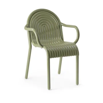 Groove cadeira com braços - Musgo - Tom Dixon