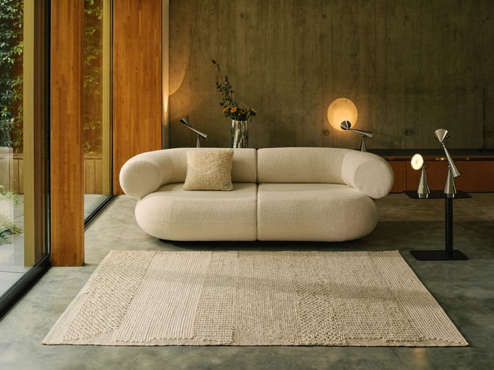 Knotty tapete, Branco 170x240 cm Tom Dixon