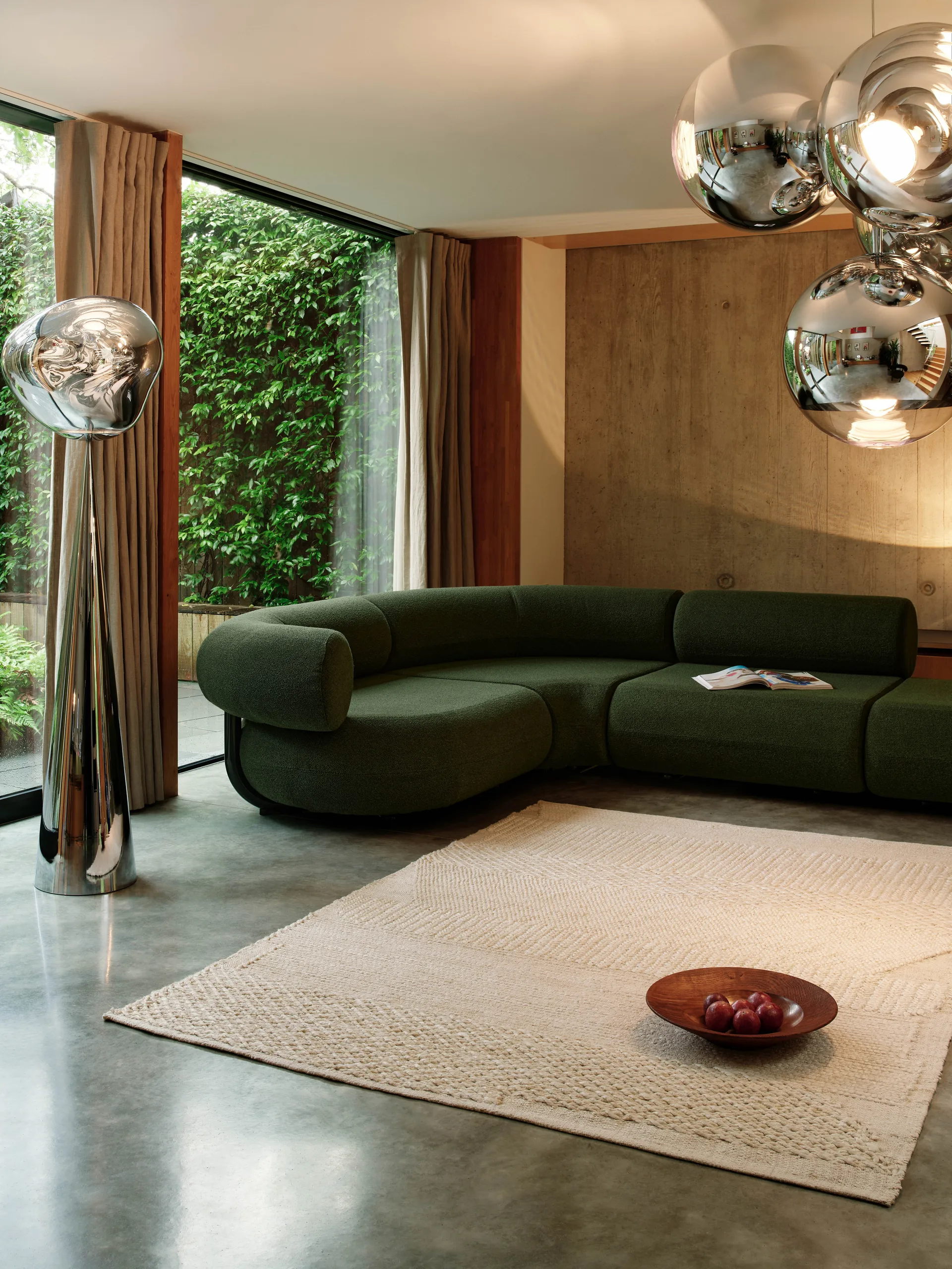 Knotty tapete, Branco 200x300 cm Tom Dixon