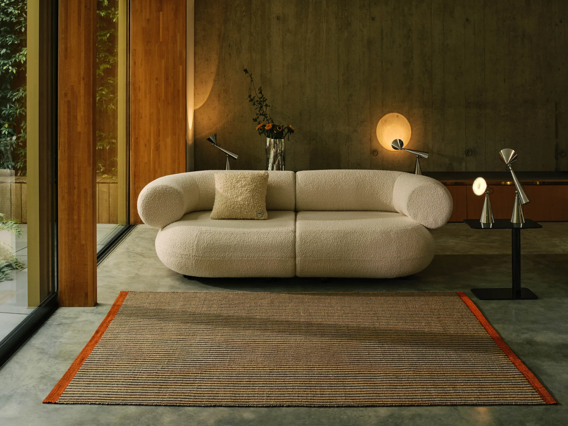 Line tapete, Preto 170x240 cm Tom Dixon