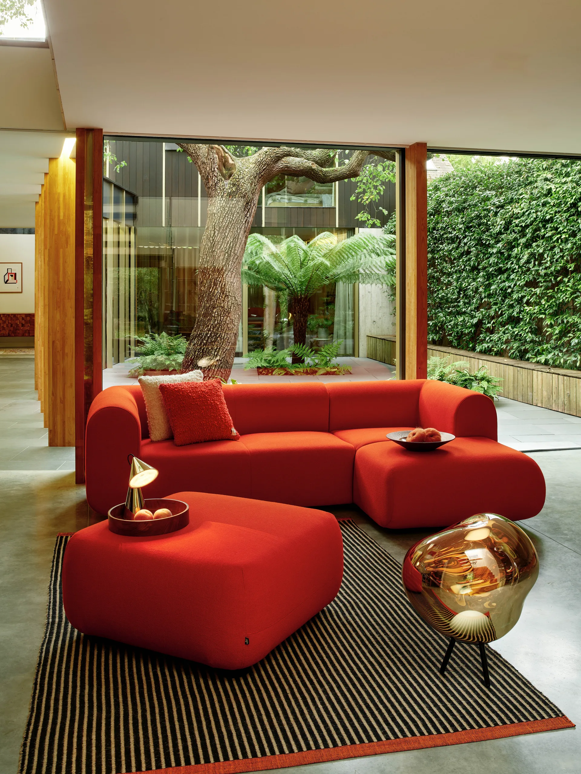 Line tapete, Preto 170x240 cm Tom Dixon