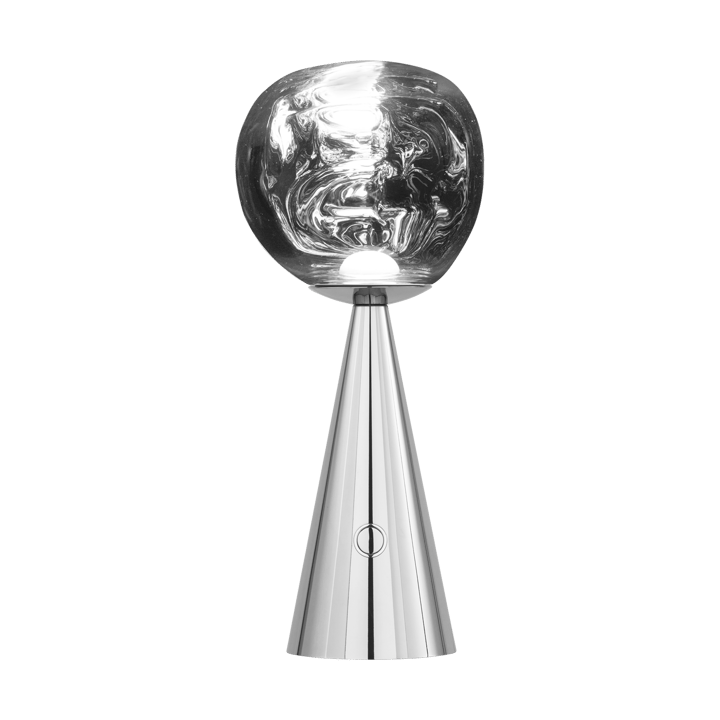 Melt candeeiro de mesa LED portátil 28,5 cm - Prateado - Tom Dixon