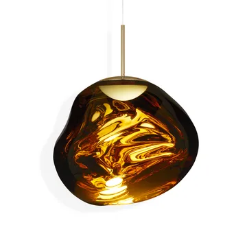 Melt candeeiro suspenso LED - Dourado - Tom Dixon