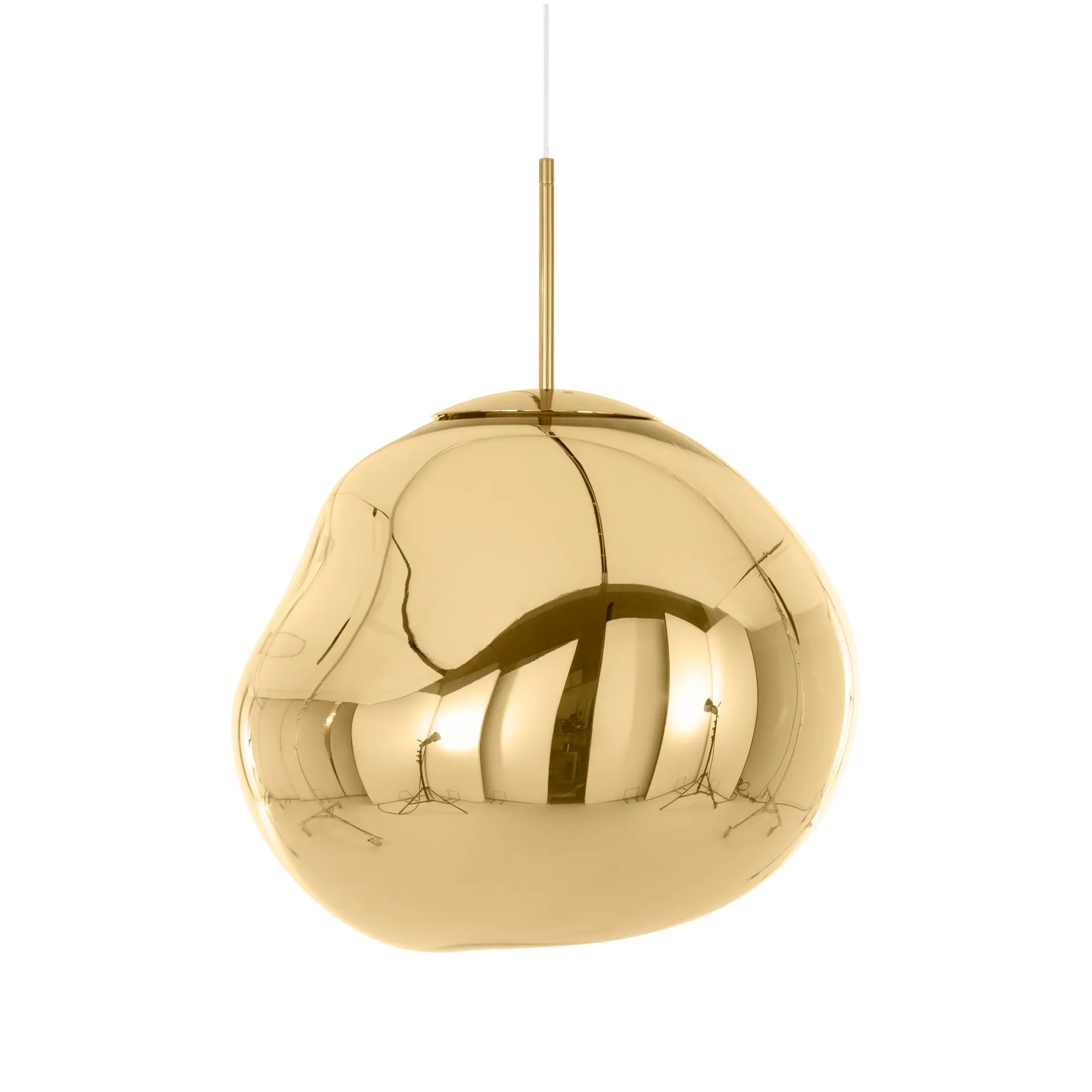 Melt candeeiro suspenso LED, Dourado Tom Dixon