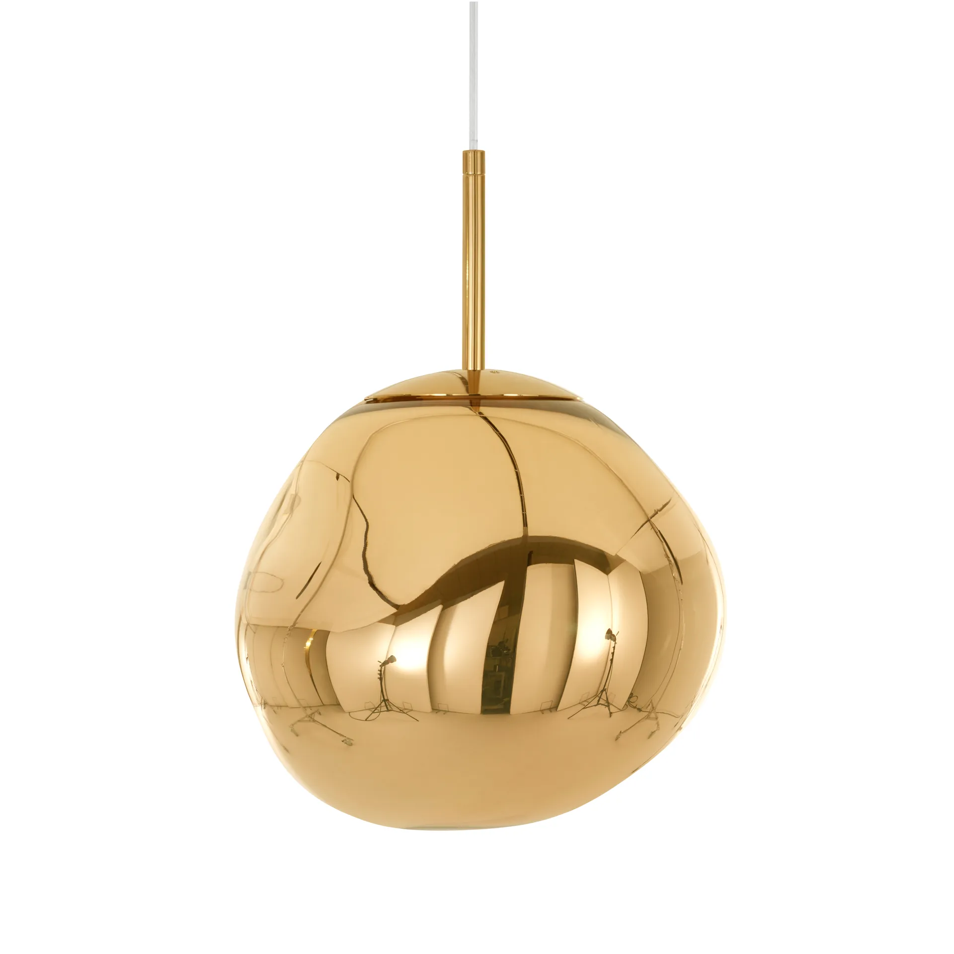 Melt candeeiro suspenso LED, Gold (dourado), mini 27x28 cm Tom Dixon