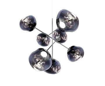 Melt Chandelier grande candeeiro de teto LED 196 cm - Fumo - Tom Dixon
