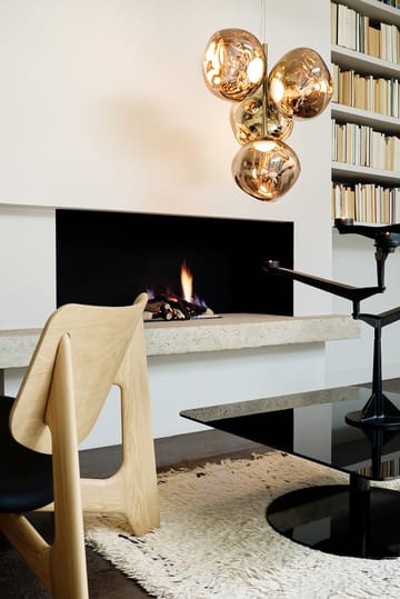 Melt Chandelier mini candelabro de teto LED 63,4 cm - Dourado - Tom Dixon