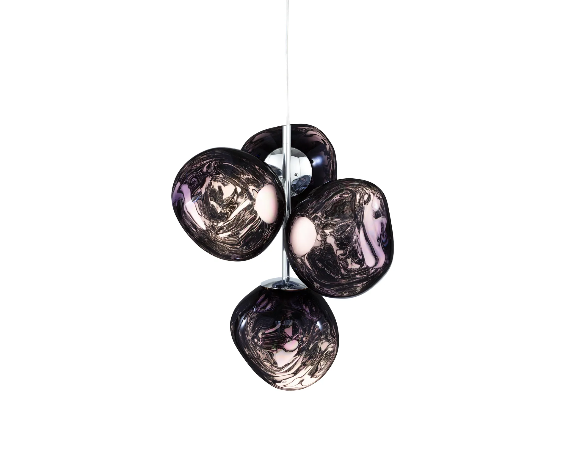 Melt Chandelier mini candelabro de teto LED 63,4 cm, Fumo Tom Dixon