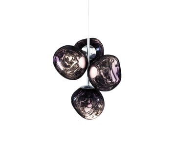 Melt Chandelier mini candelabro de teto LED 63,4 cm - Fumo - Tom Dixon