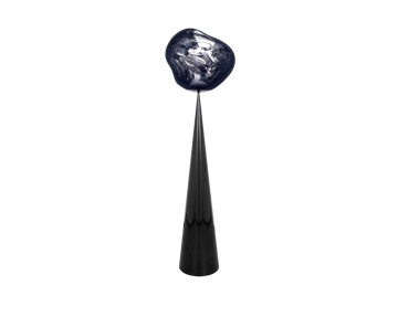 Melt Cone candeeiro de pé gordo LED 174,5 cm - Fumo - Tom Dixon