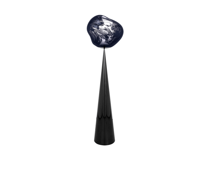 Melt Cone candeeiro de pé gordo LED 174,5 cm, Fumo Tom Dixon