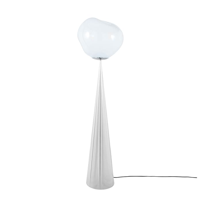 Melt Cone candeeiro de pé gordo LED 174,5 cm - Ópalo-prateado - Tom Dixon