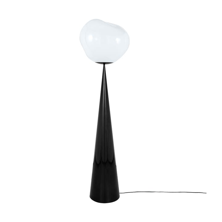 Melt Cone candeeiro de pé gordo LED 174,5 cm - Ópalo-preto - Tom Dixon
