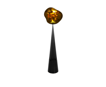 Melt Cone candeeiro de pé gordo LED 174,5 cm - Ouro - Tom Dixon
