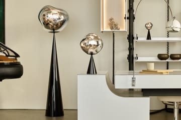 Melt Cone candeeiro de pé gordo LED 174,5 cm - Prateado - Tom Dixon