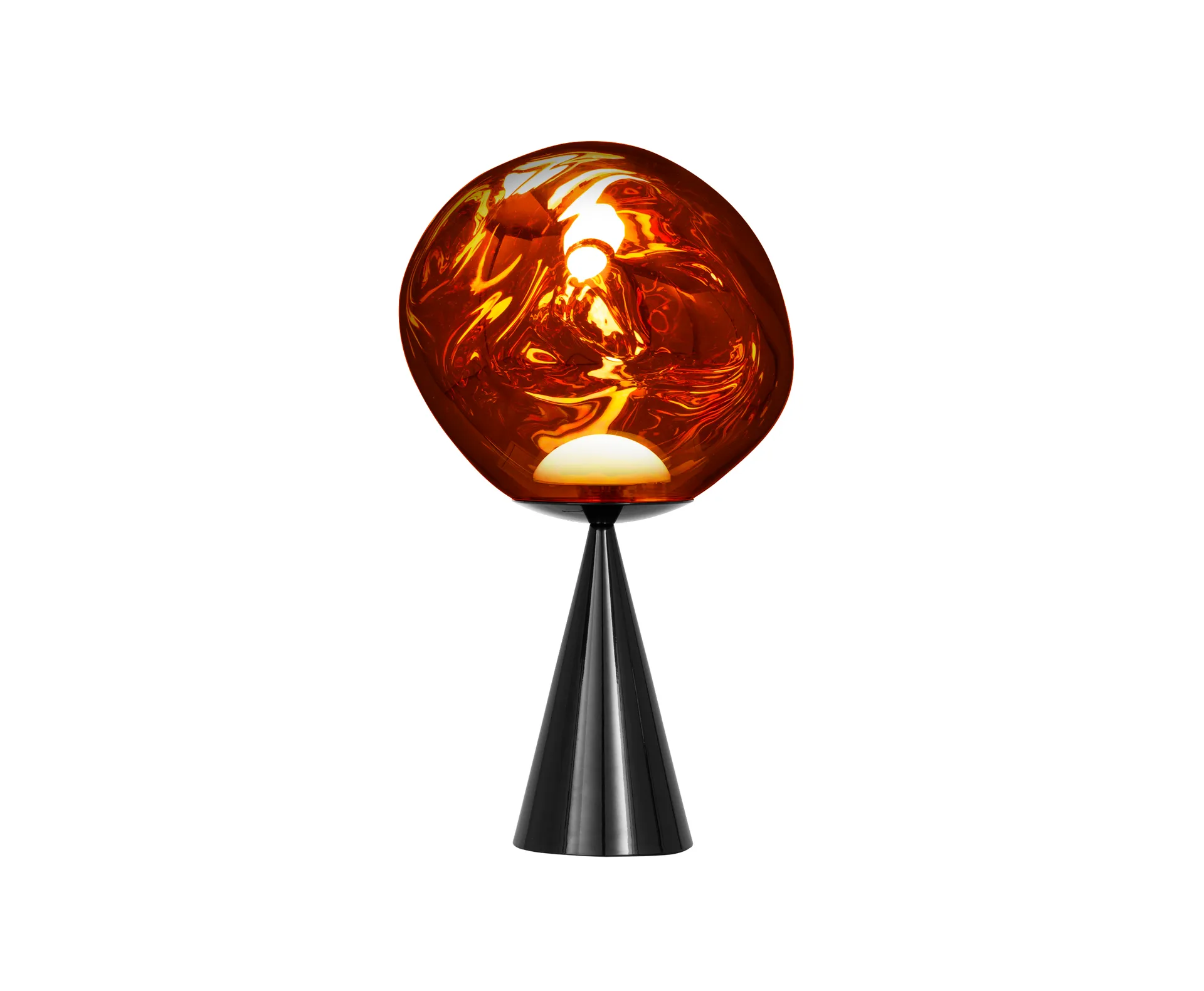 Melt Cone candeeiro de pé gordo LED 46,5 cm, Cobre Tom Dixon