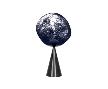 Melt Cone candeeiro de pé gordo LED 46,5 cm - Fumo - Tom Dixon
