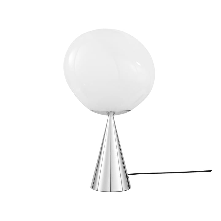 Melt Cone candeeiro de pé gordo LED 46,5 cm - Ópalo-prateado - Tom Dixon