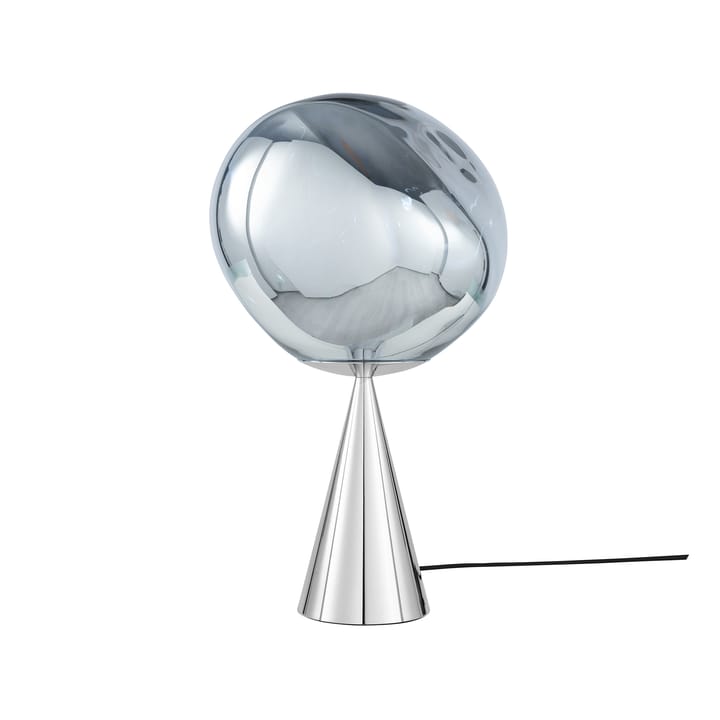 Melt Cone candeeiro de pé gordo LED 46,5 cm - Prateado-prateado - Tom Dixon