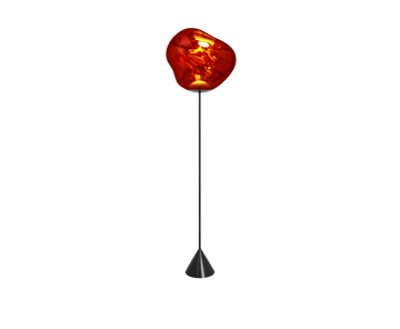 Melt Cone slim candeeiro de pé LED 180 cm - Cobre - Tom Dixon