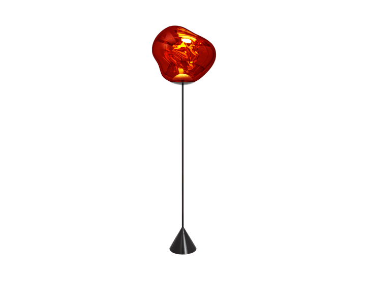 Melt Cone slim candeeiro de pé LED 180 cm, Cobre Tom Dixon