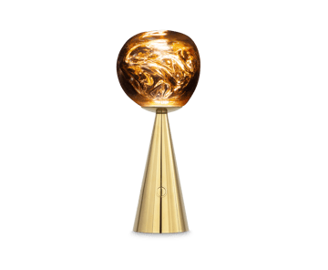 Melt Portable candeeiro de mesa  - Dourado - Tom Dixon