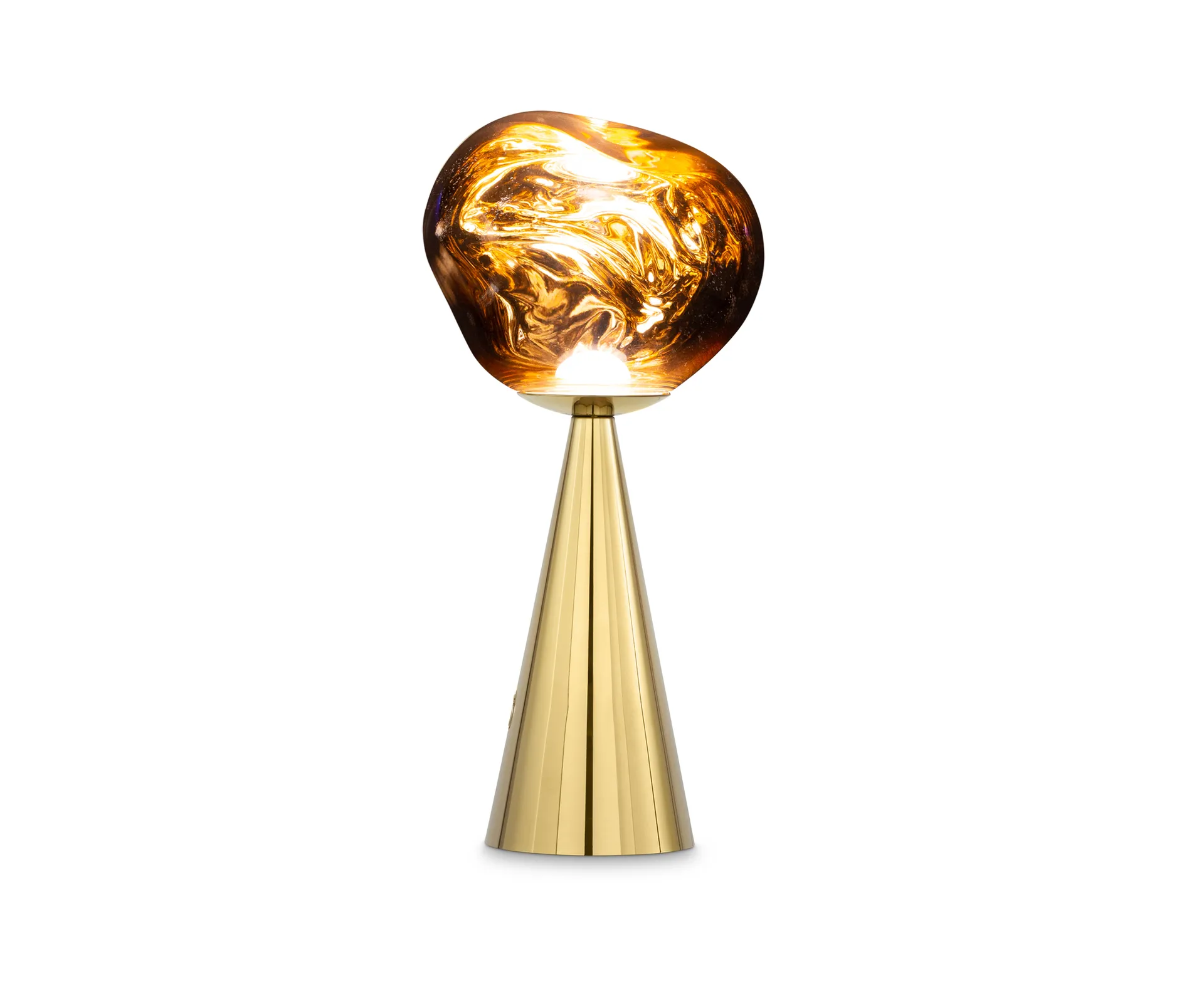 Melt Portable candeeiro de mesa , Dourado Tom Dixon