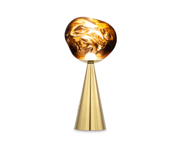 Melt Portable candeeiro de mesa  - Dourado - Tom Dixon