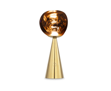 Melt Portable candeeiro de mesa  - Dourado - Tom Dixon