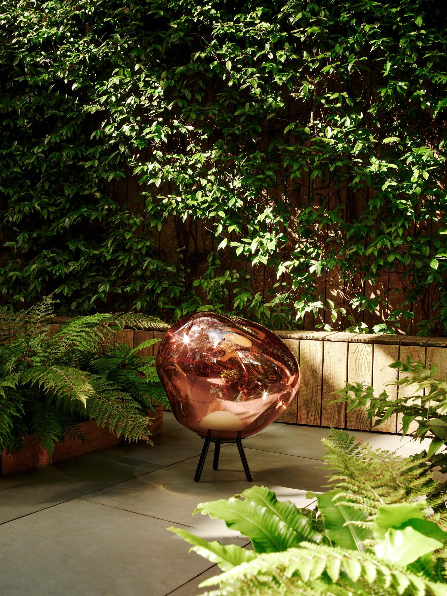 Melt Portable LED Large candeeiro de pé, Cobre Tom Dixon