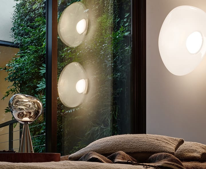 Melt Surface LED candeeiro de parede, Ópalo-prateado Tom Dixon