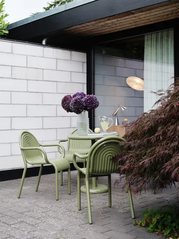 Mesa de café Groove redonda - Moss, Ø70 cm - Tom Dixon