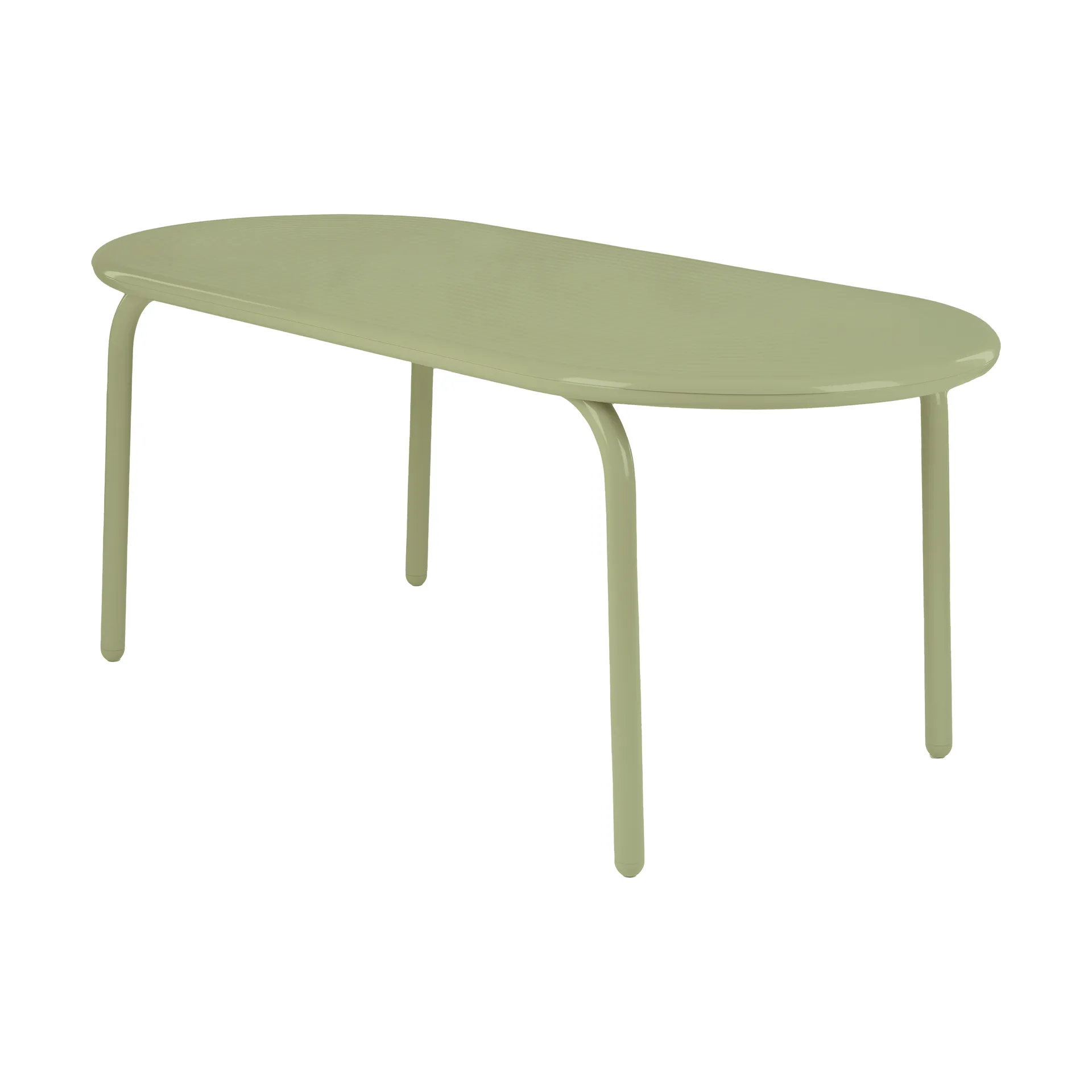 Mesa de jantar Groove Obround - Moss, 86x186 cm Tom Dixon