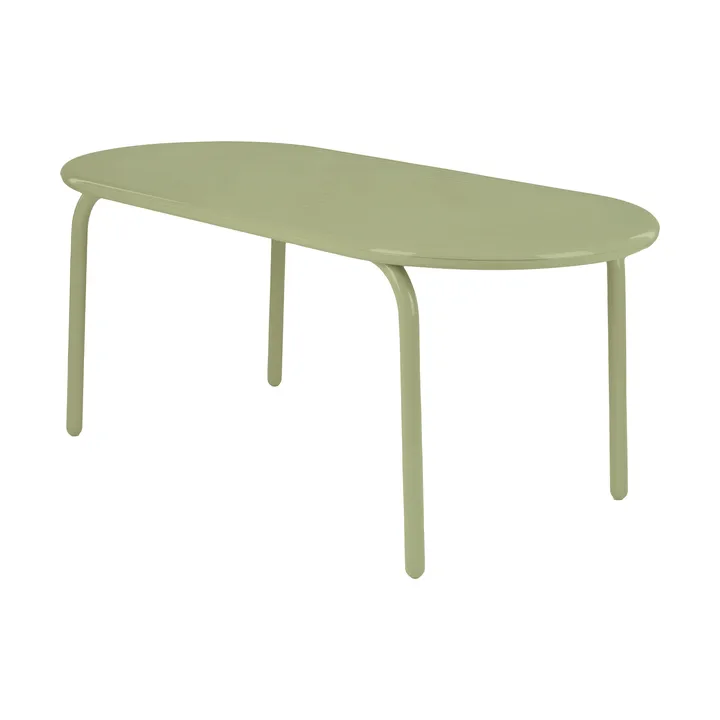 Mesa de jantar Groove Obround - Moss, 86x186 cm - Tom Dixon