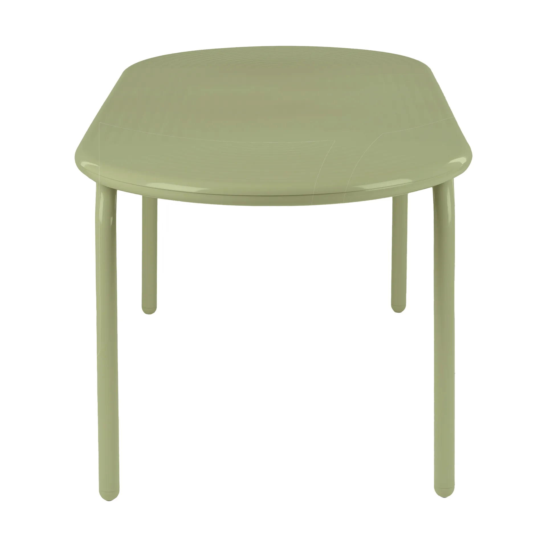 Mesa de jantar Groove Obround - Moss, 86x186 cm Tom Dixon