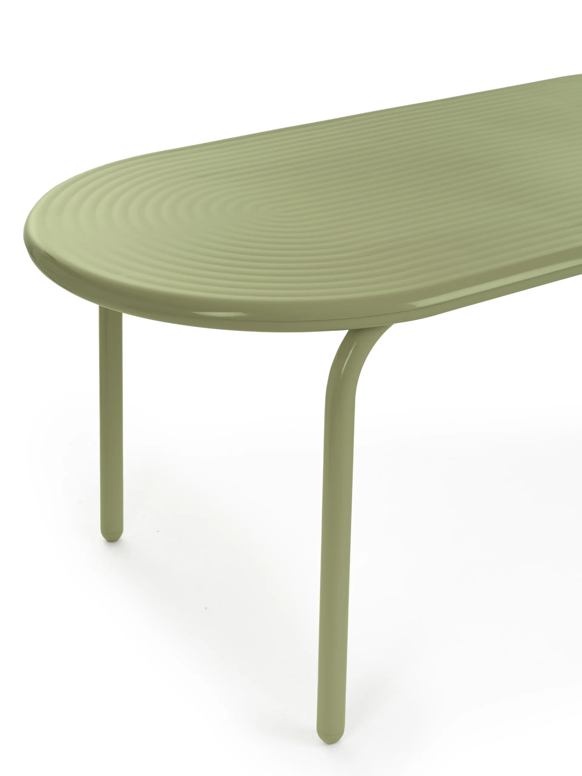 Mesa de jantar Groove Obround - Moss, 86x186 cm Tom Dixon