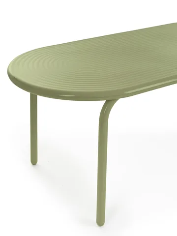 Mesa de jantar Groove Obround - Moss, 86x186 cm - Tom Dixon