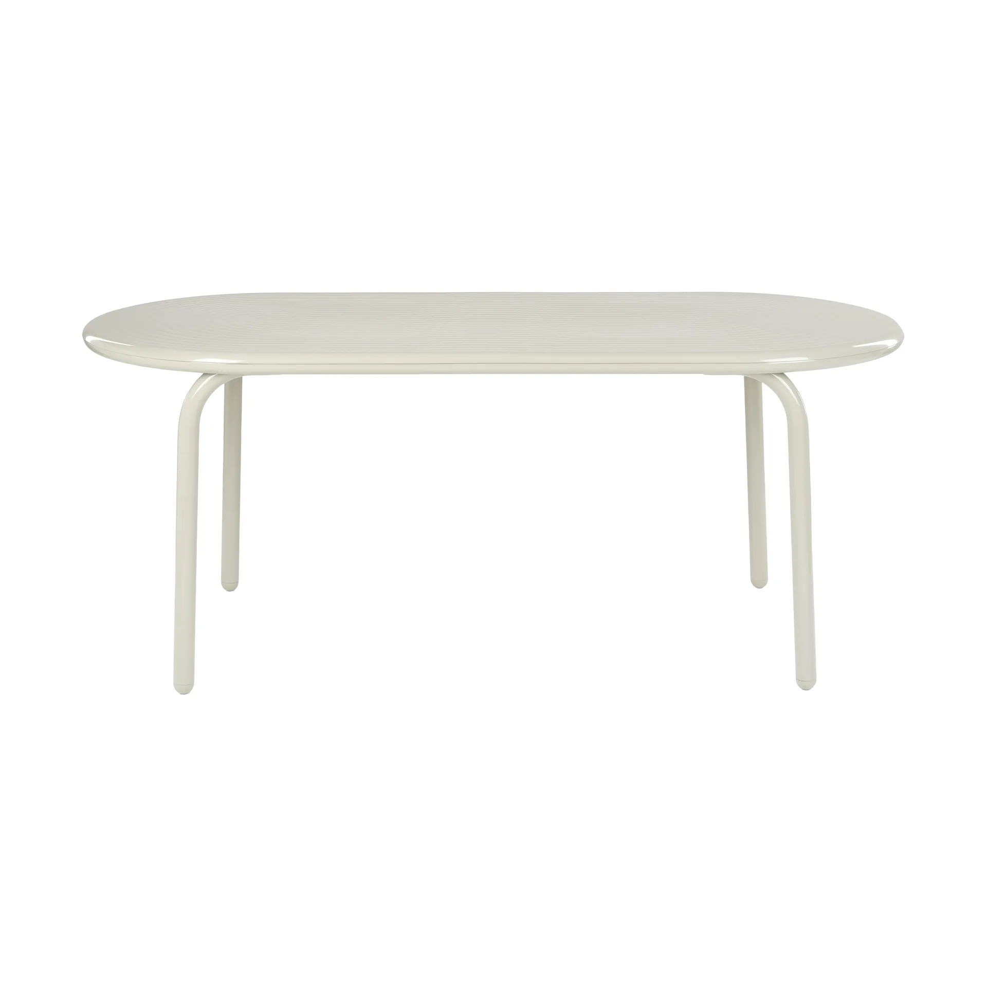Mesa de jantar Groove Obround - Putty, 86x186 cm Tom Dixon