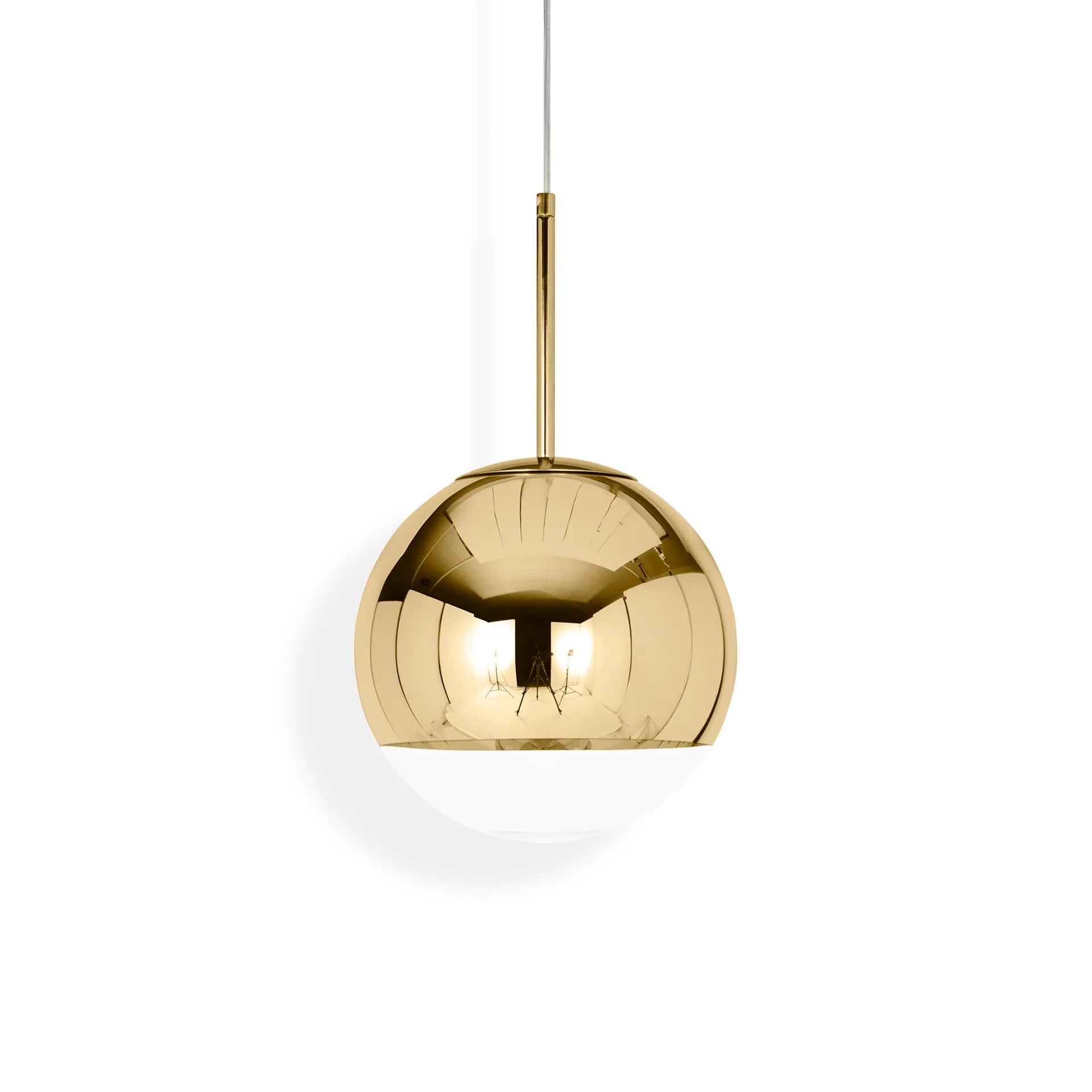 Mirror Ball candeeiro suspenso LED Ø25 cm, Dourado Tom Dixon