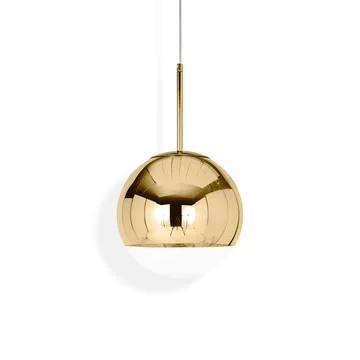 Mirror Ball candeeiro suspenso LED Ø25 cm - Dourado - Tom Dixon