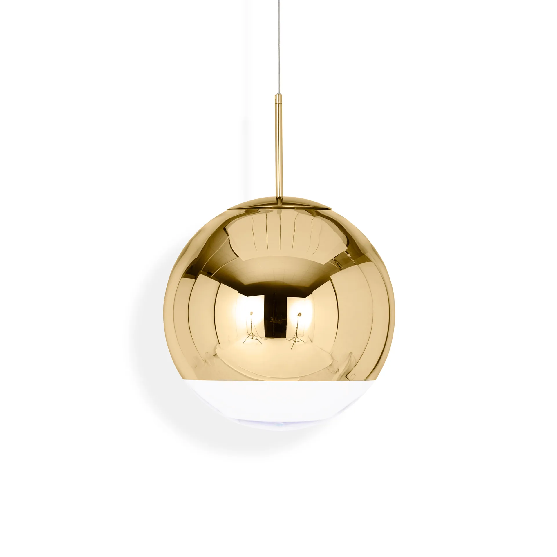 Mirror Ball candeeiro suspenso LED Ø40 cm, Dourado Tom Dixon