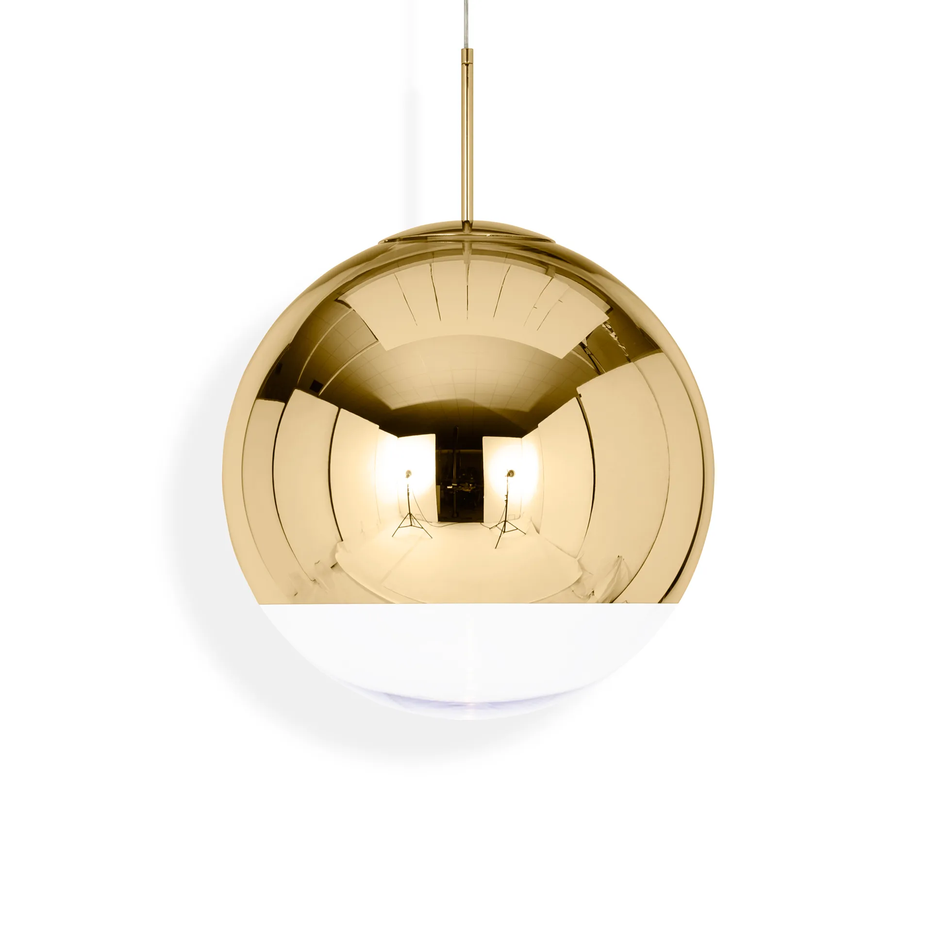 Mirror Ball candeeiro suspenso LED Ø50 cm, Dourado Tom Dixon