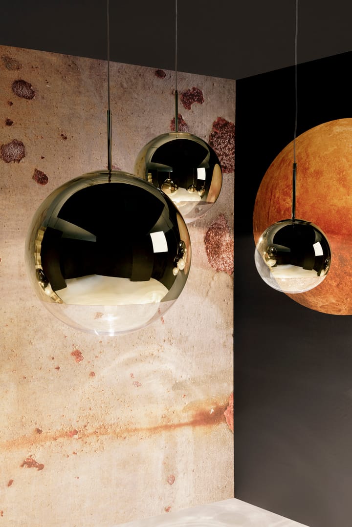 Mirror Ball candeeiro suspenso LED Ø50 cm, Dourado Tom Dixon