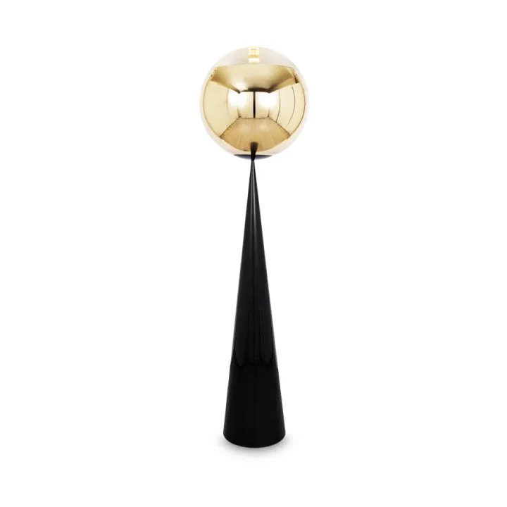 Mirror Ball fat candeeiro de pé LED 175,5 cm, Dourado Tom Dixon