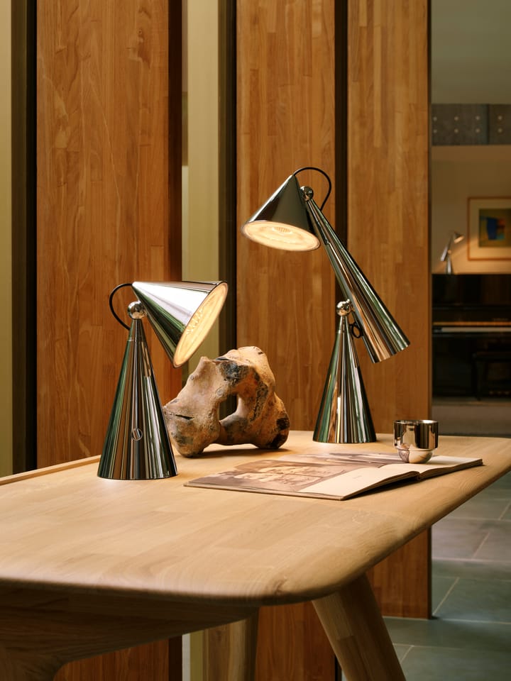 Pose Portable LED candeeiro de mesa , Prateado Tom Dixon